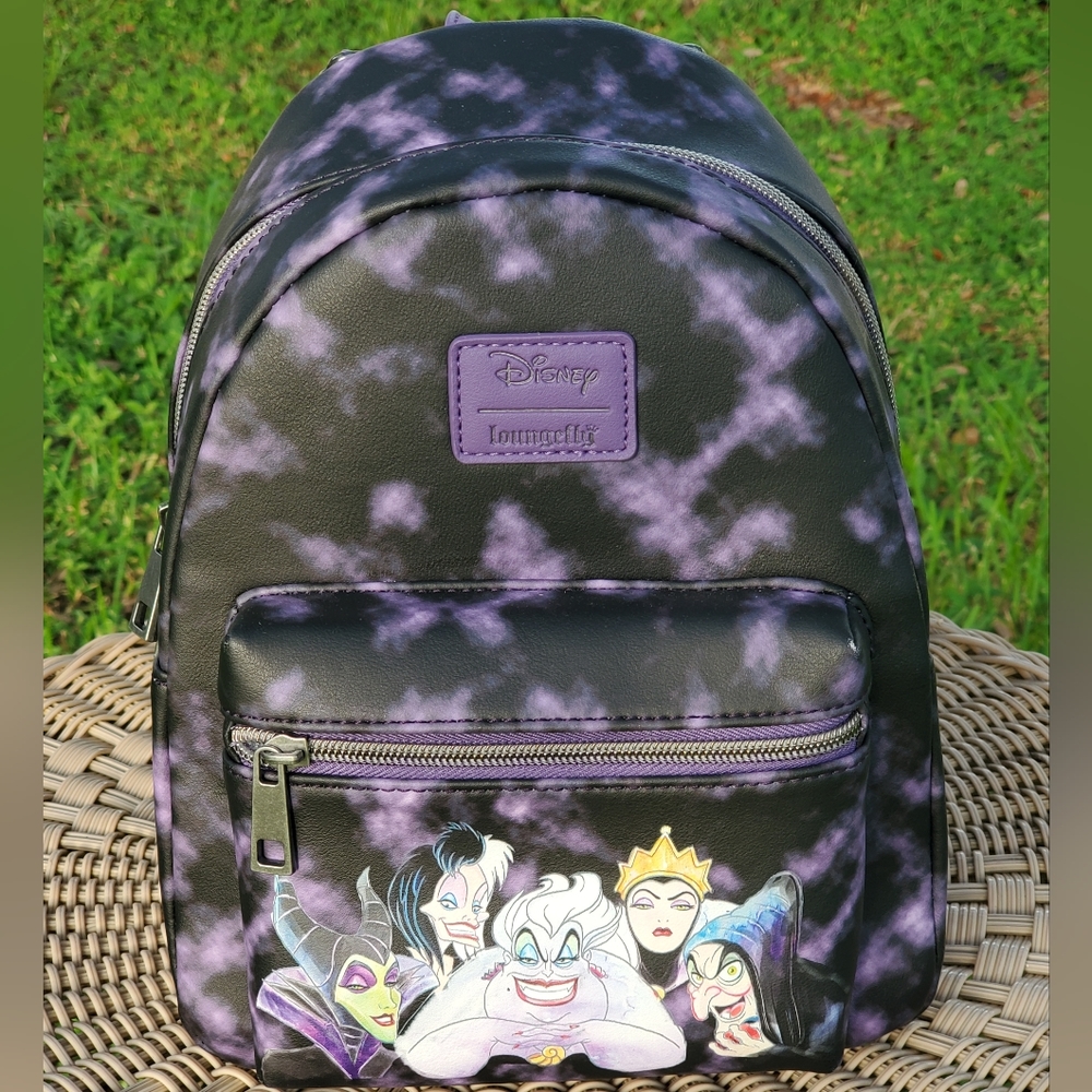 New Disney Loungefly Villains Mini Backpack